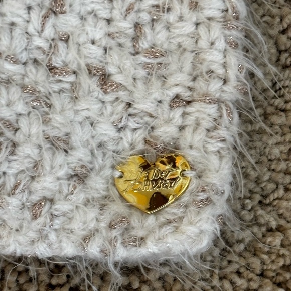 Betsey Johnson Jeweled Scarf - Like New - Picture 4 of 5